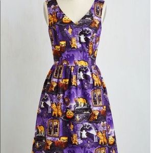 Modcloth Cat and ghost dress